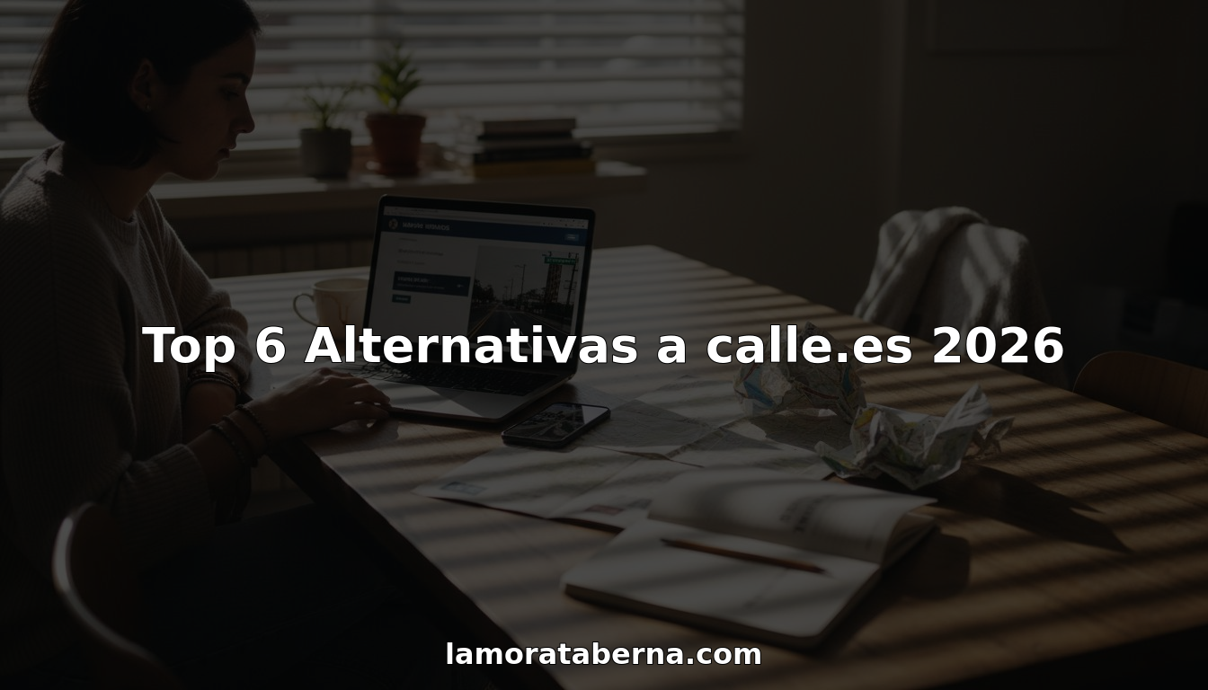 Persona comparando aplicaciones de mapas urbanos desde casa