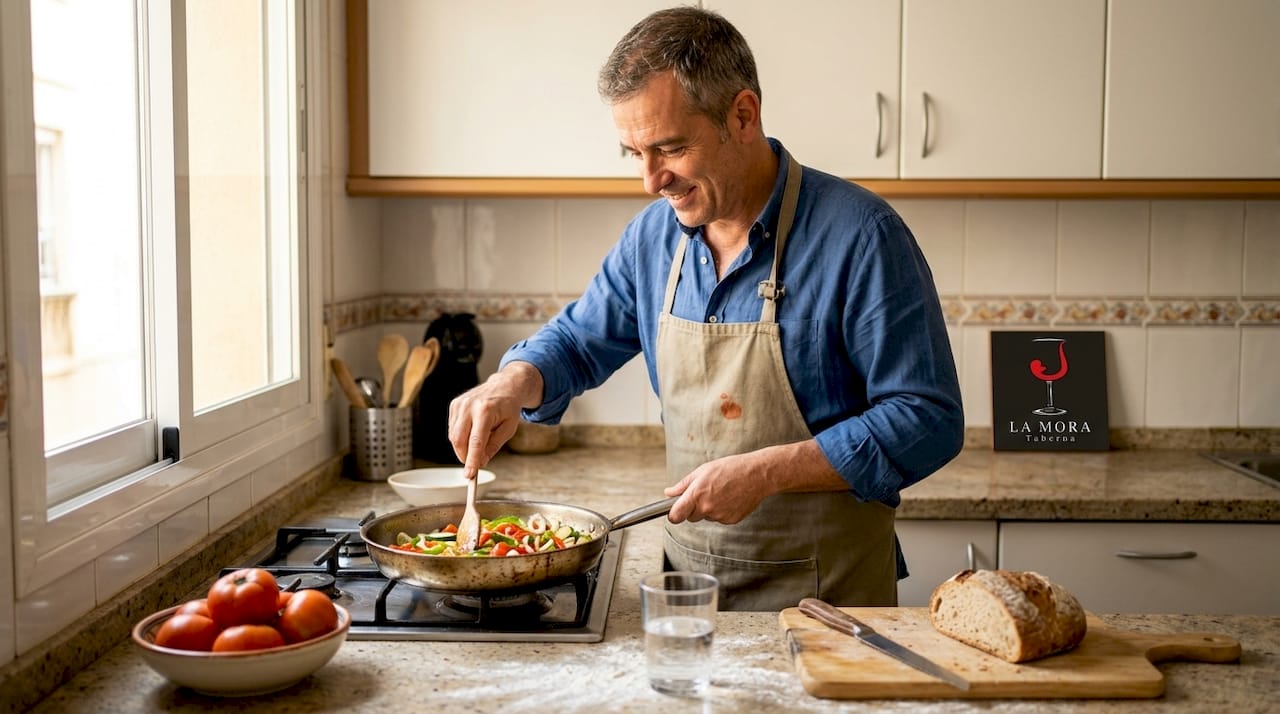 Sabores tradicionales de la cocina española elaborados con productos frescos de la tierra